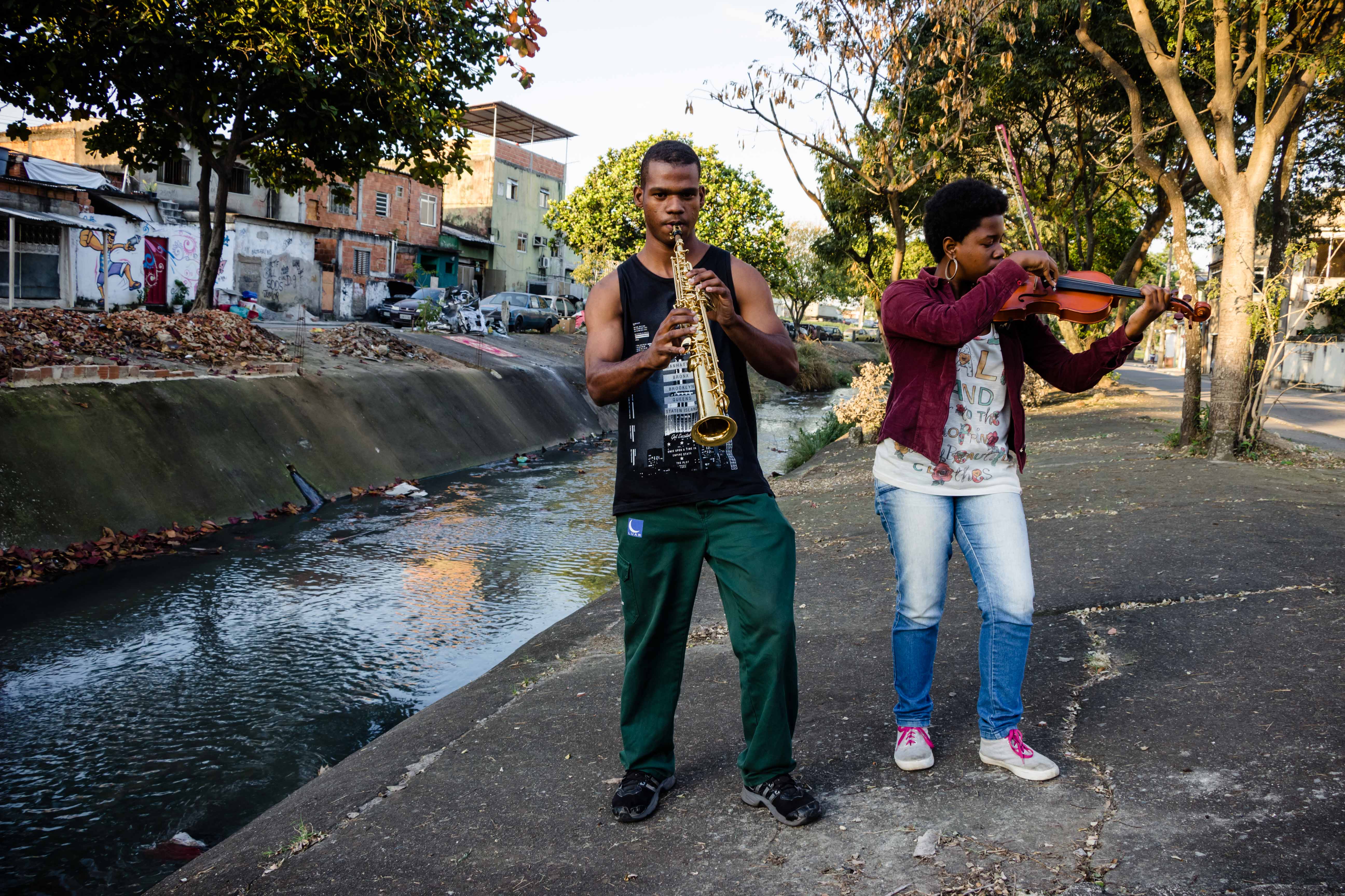 Dandara Caroline e Walker Pereira. Foto: Renato Moura/Voz Das Comunidades