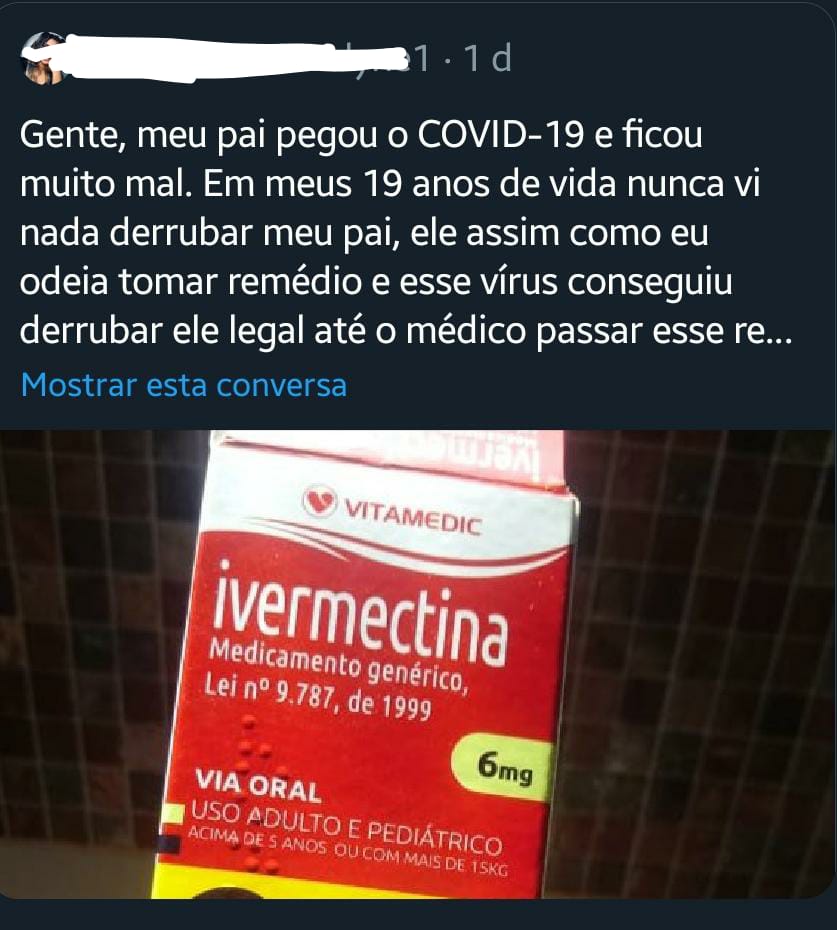 Ivermectina, remédio de piolho, NÃO é a cura do Covid-19