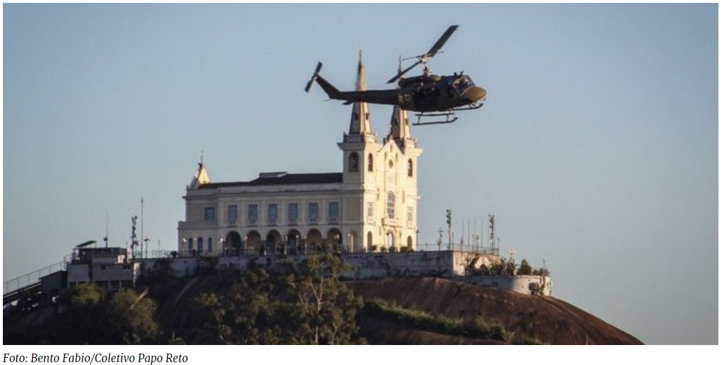 Após determinação da justiça, helicópteros policiais não podem mais sobrevoar escolas e creches