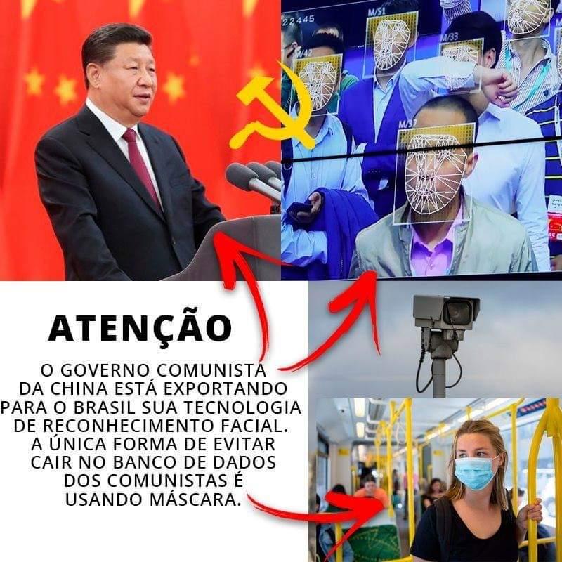Governo chinês NÃO está exportando tecnologia de reconhecimento facial para o Brasil