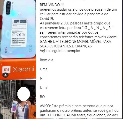 Xiaomi Brasil NÃO está doando celulares a estudantes em isolamento por causa da Covid-19