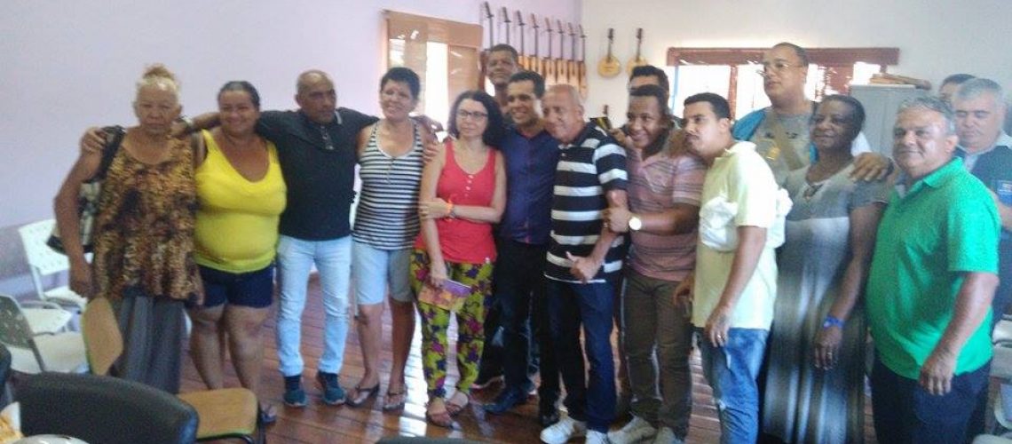 Secretário Rubens Teixeira com as Lideranças comunitárias da Maré.