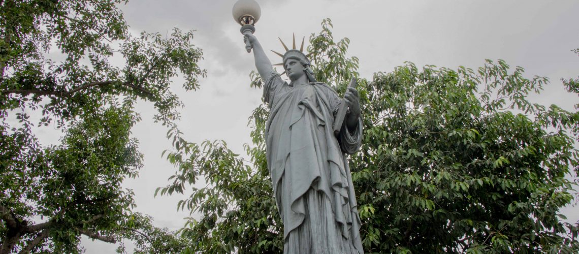 A estátua foi uma encomenda a Bartholdi pela família Paranhos, em 1899, dez anos após a Proclamação da República do Brasil - Foto: Renato Moura/Jornal Voz Das Comunidades